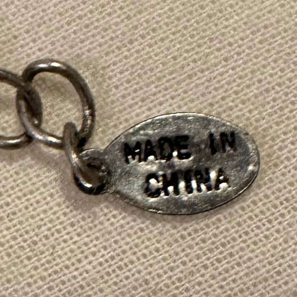 Robert Rose Vintage Turquoise and Silvertone Bibb Necklace - Picture 10 of 13